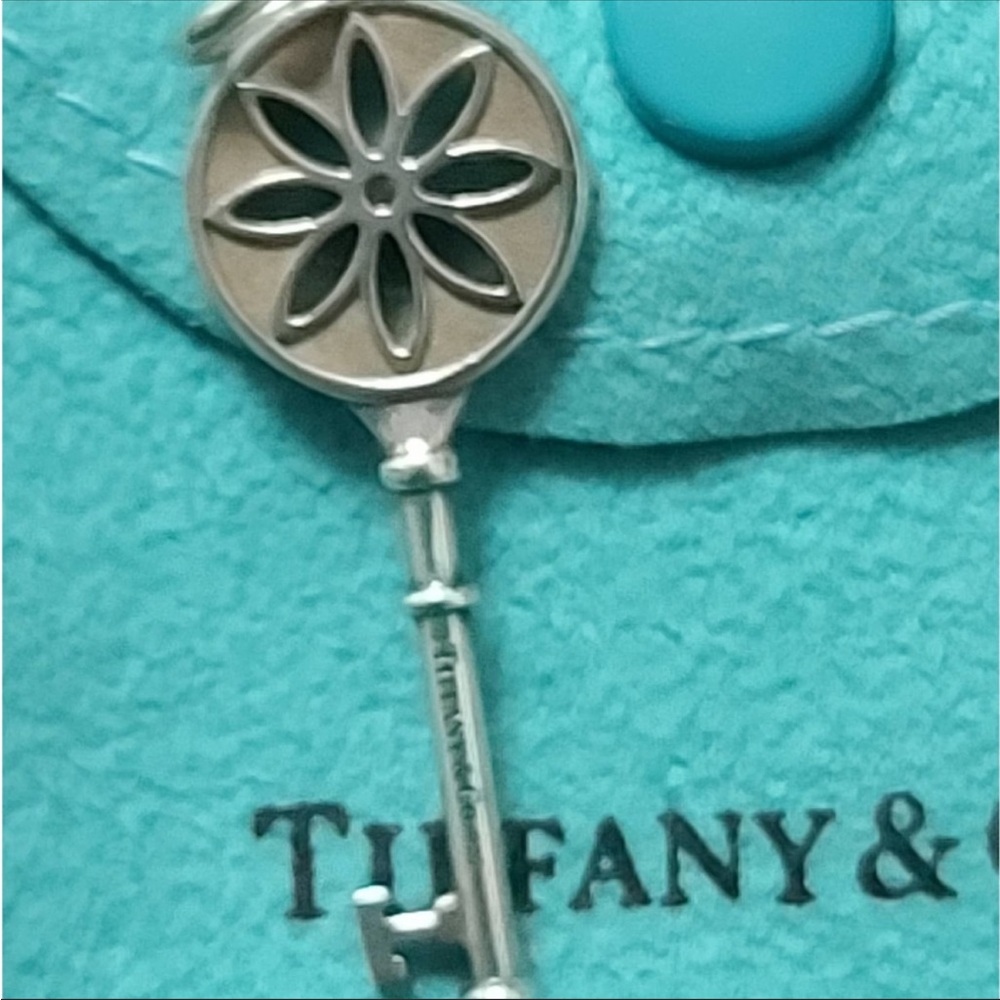 Tiffany and co Diamond Daisy charm pendant - Picture 3 of 4